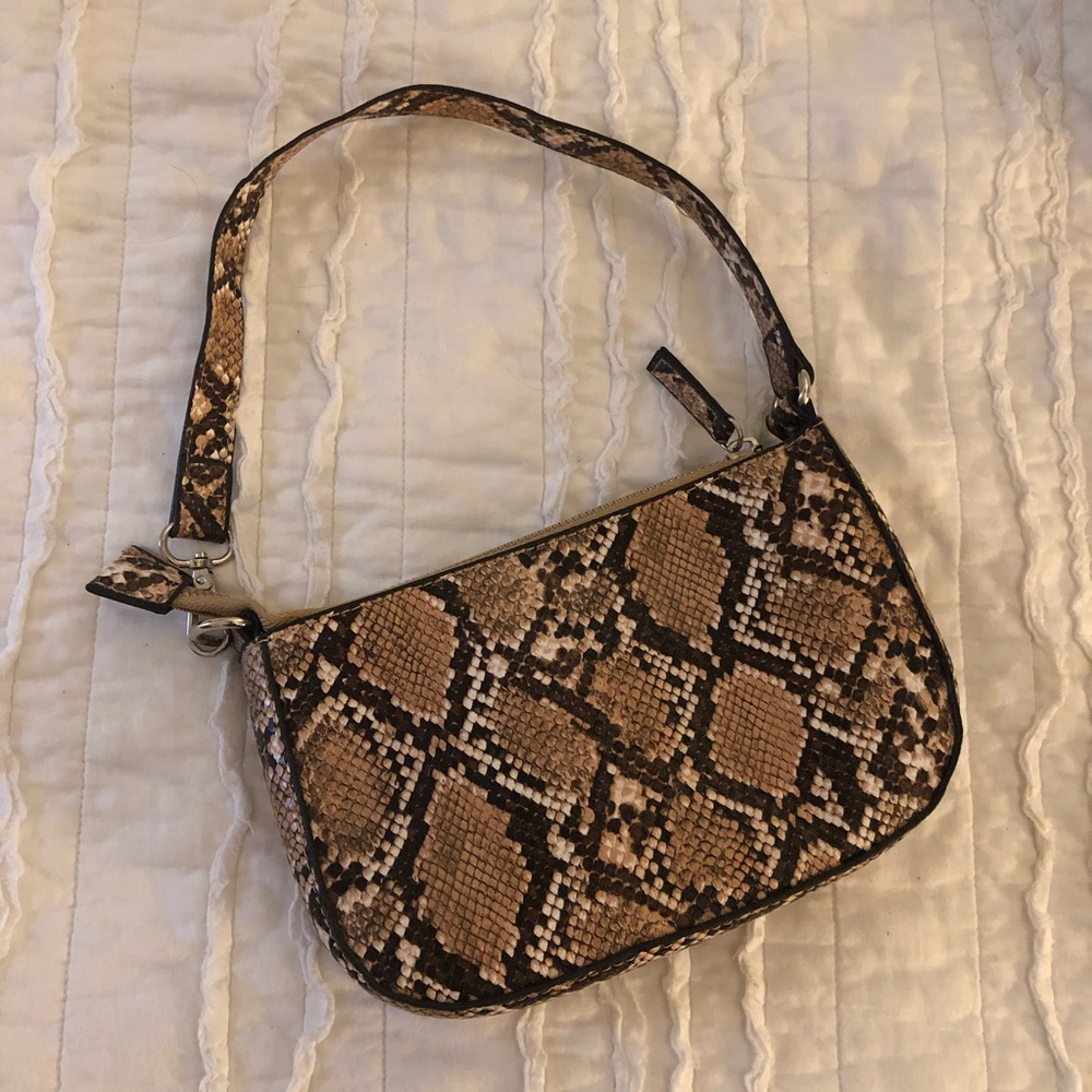 Snakeskin purse never worn!